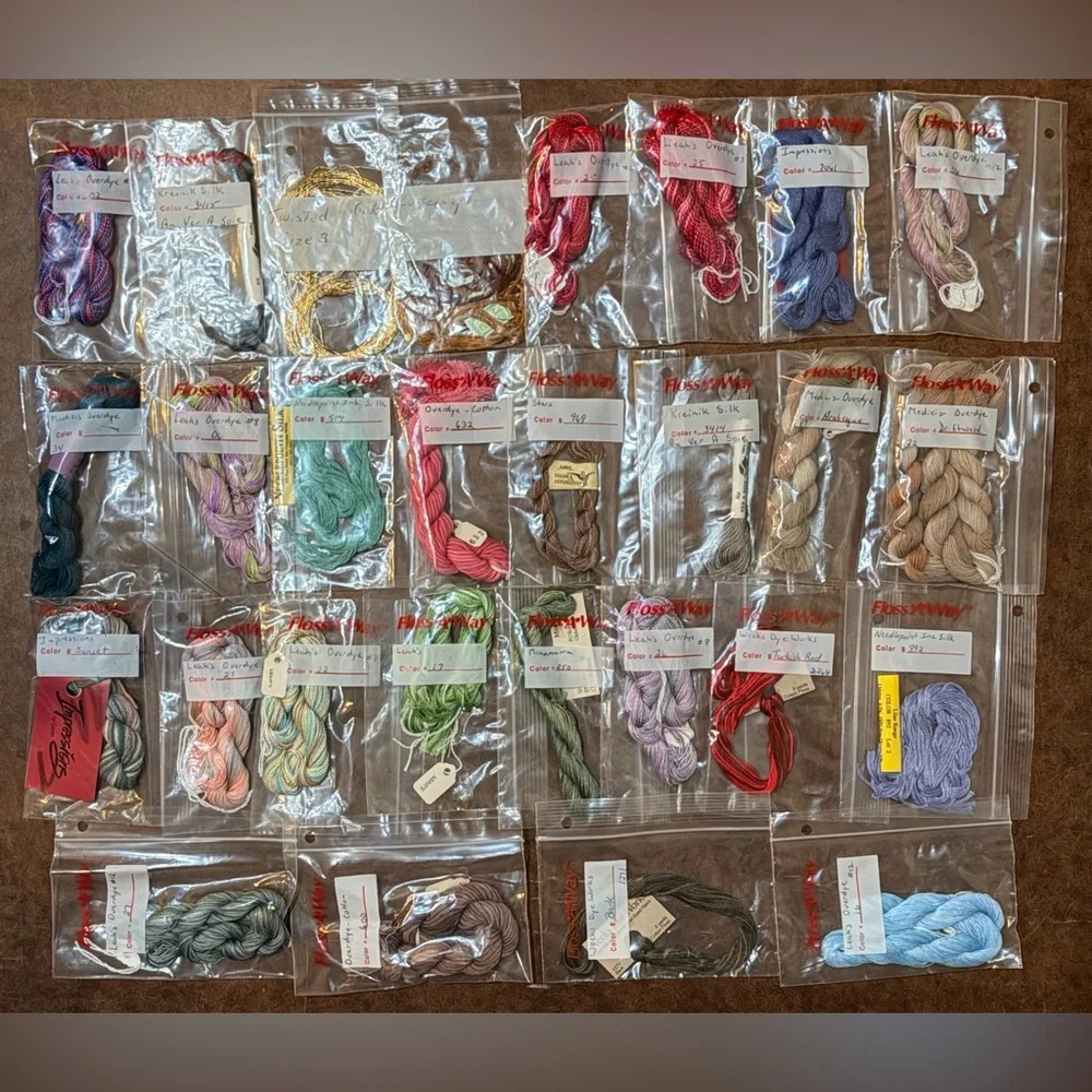 150- Assorted Embroidery Floss and Yarn Collection - Picture 5 of 15